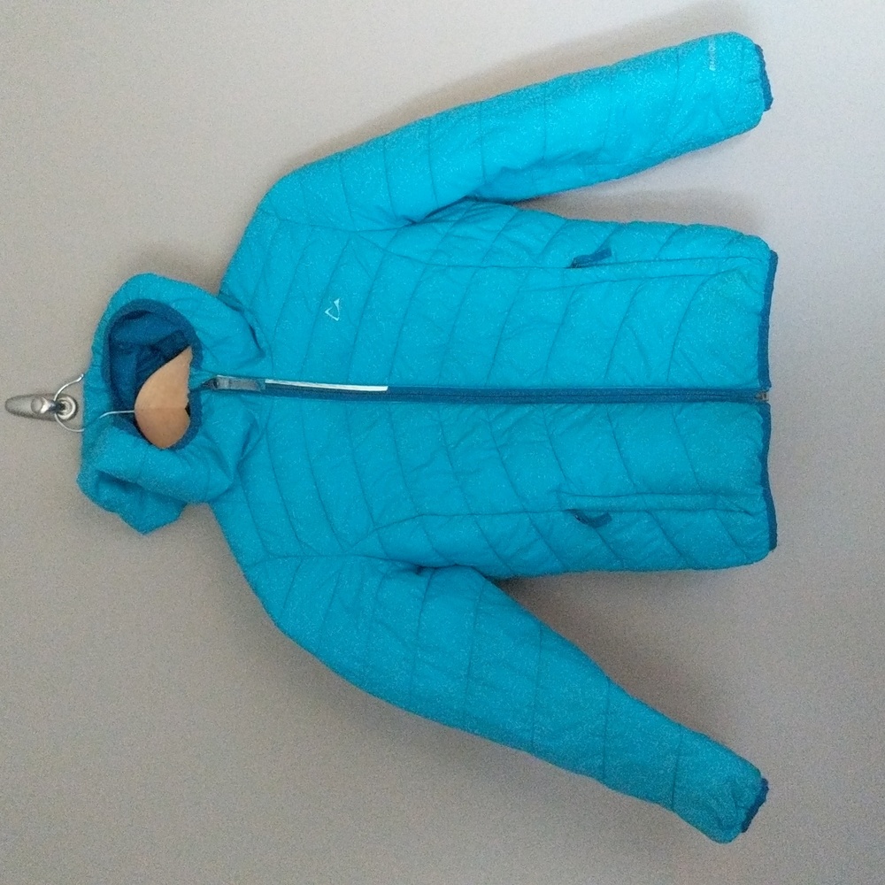Paradox Packable Aqua Blue Primaloft Light Jacket Size M 7/8